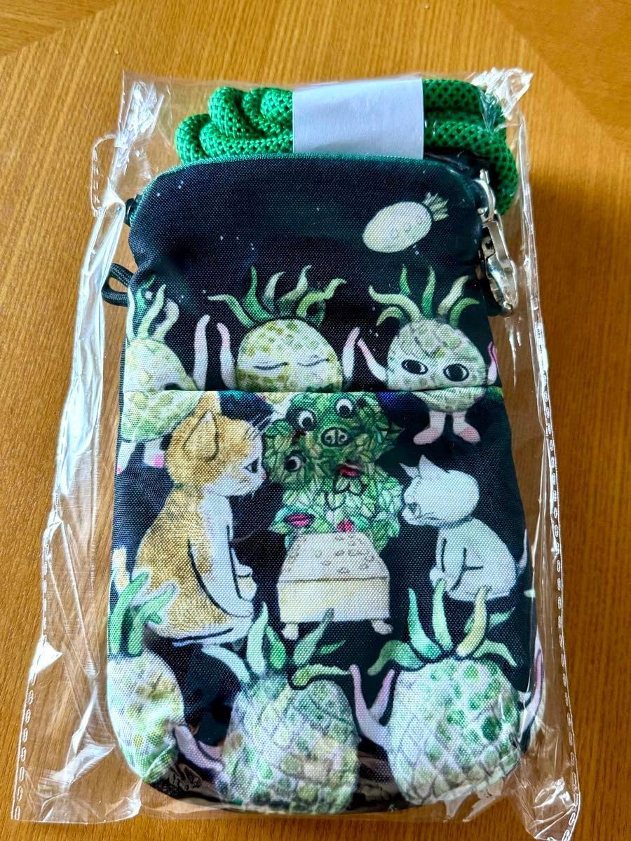 新将棋会館 棋の音× ヒグチユウコさん サコッシュ パイナップル戦 ポーチ 新将棋会館 棋の音× ヒグチユウコさん サコッシュ パイナップル戦